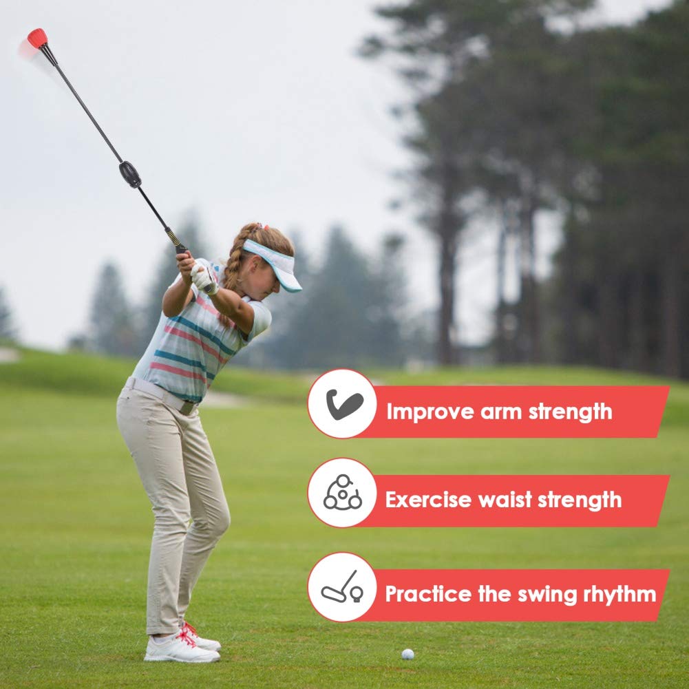 Ochine Power Stick Golf Swing Trainer - Distance Training Aid for Tempo & Lag Practice, Increases Swing Speed & Power for Longer Drives with Every Club | Perfect for Driving Range & Home Practice (Ships from USA)