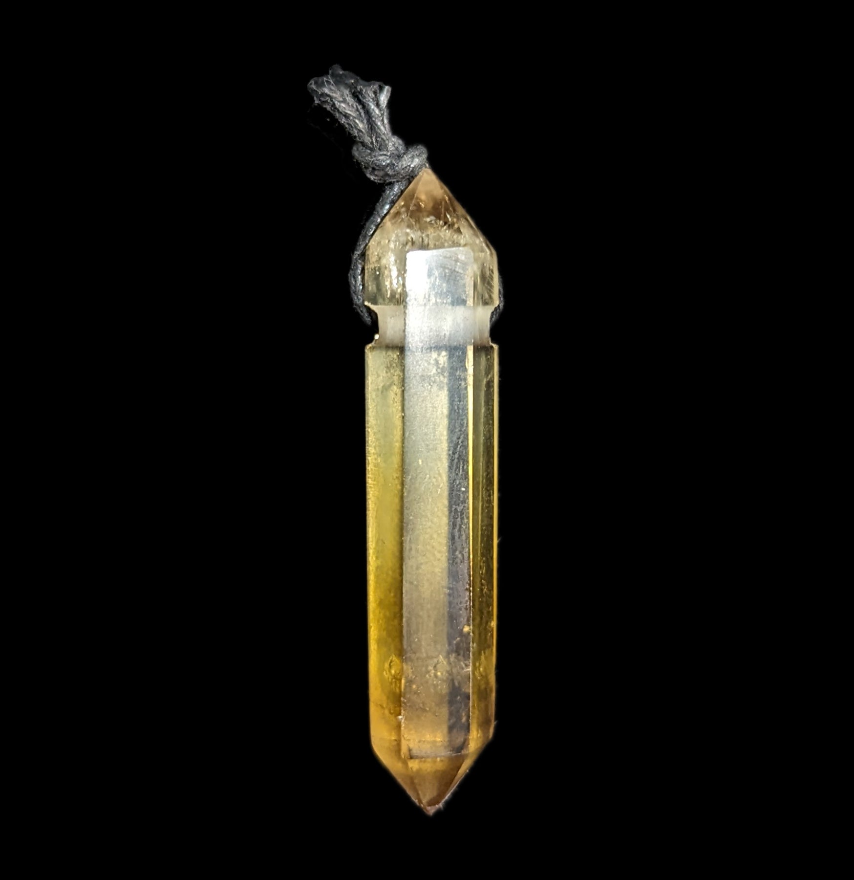 Natural Citrine Crystal Pendant - Healing Stone for Necklace & Jewelry Making - Perfect for Meditation, Energy Cleansing & Spiritual Gifts