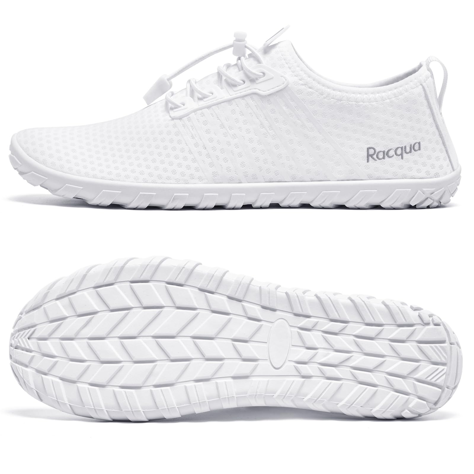 **Racqua Men's & Women's Water Shoes - Barefoot Swim Shoes for Beach, Pool & Yoga | Quick-Dry, Anti-Slip Aqua Shoes for Walking, Surfing & Water Sports**