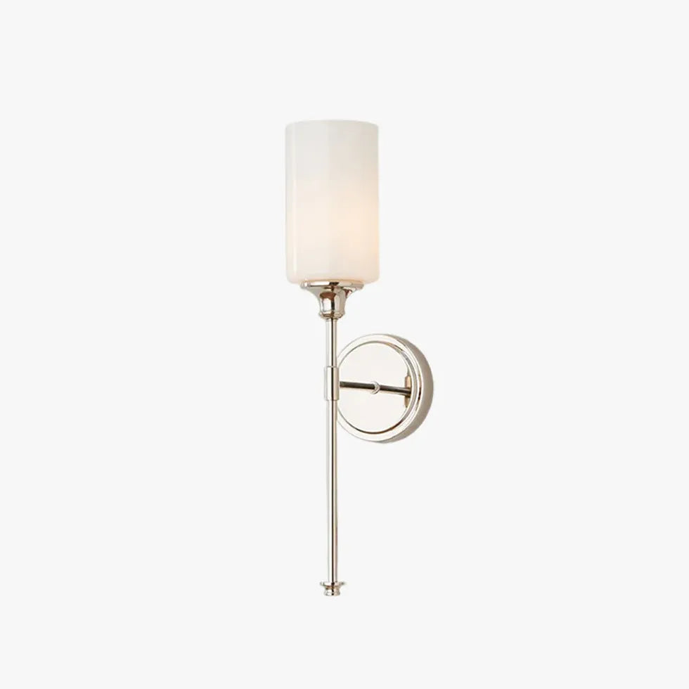 Modern Single Arm Glass Bathroom Wall Sconce - Waterproof LED Vanity Light for Bathroom, Powder Room & Spa - Elegant Lighting Fixture for Mirror, Shower & Makeup Area