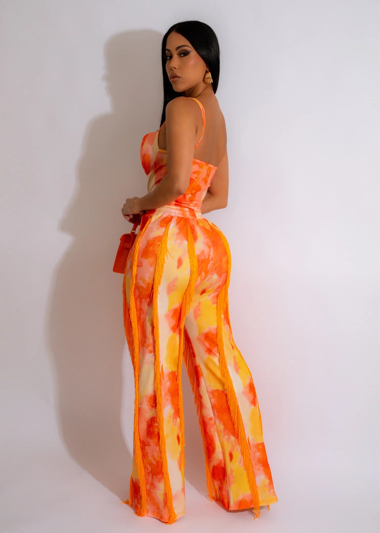 Island Sunset 2-Piece Pant Set - Comfortable Women's Lounge Outfit for Home, Vacation & Casual Wear