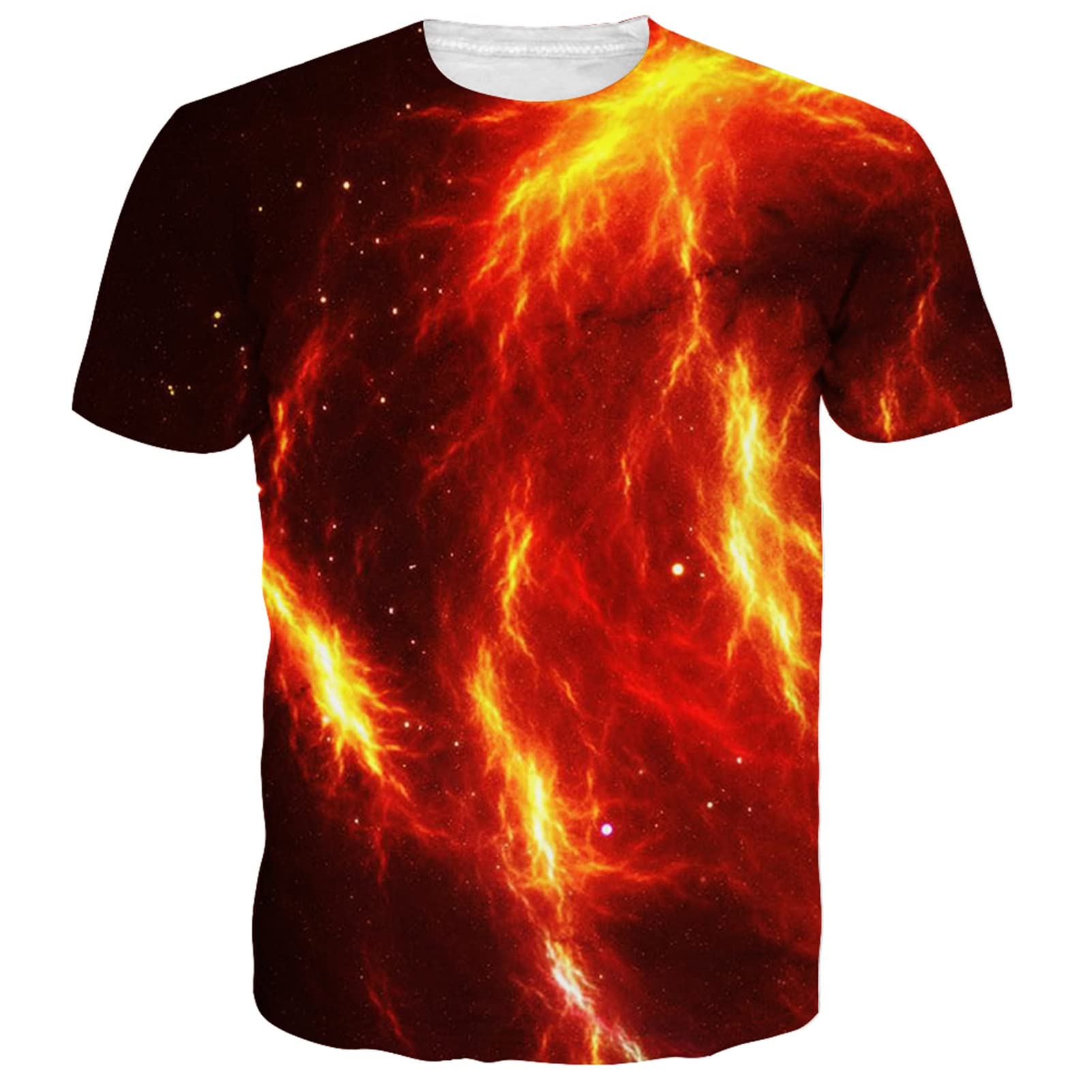 Yasswete Unisex 3D Printed Short Sleeve T-Shirt for Men & Women - Trendy Graphic Tee for Casual Wear, Street Style & Everyday Outfits