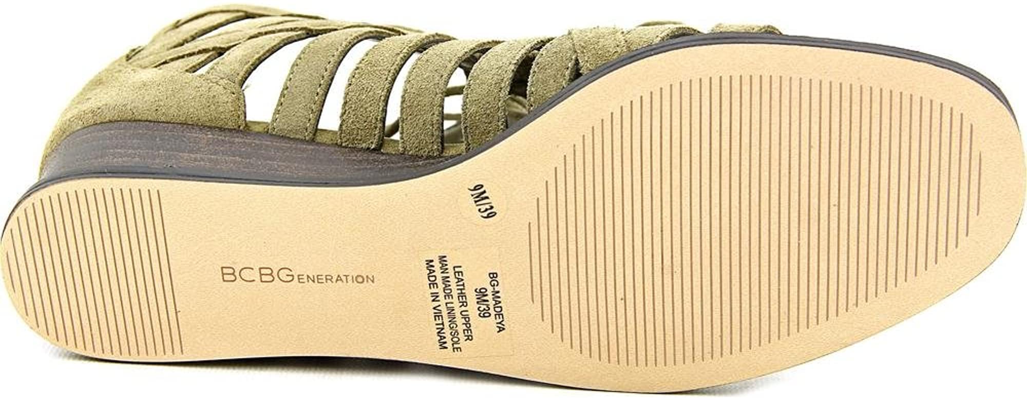 BCBGMAXAZRIA Women's Gladiator Sandals - Stylish Strappy Flat Sandals for Summer | Perfect for Beach, Vacation & Casual Outfits
