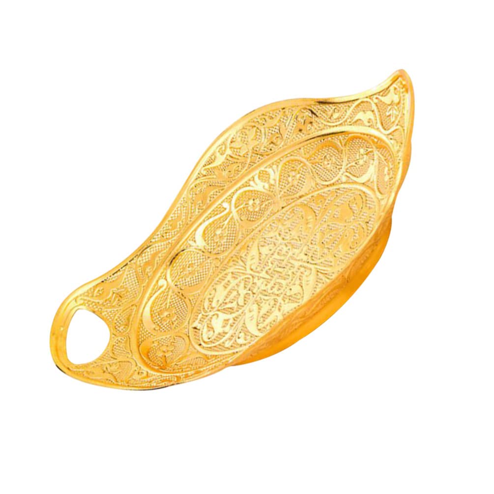European Fruit Tray - Alloy Snack Serving Plate for Candy, Nuts & Appetizers | Elegant Dessert Tray for Home, Restaurant & Bar | Perfect for Parties, Afternoon Tea & Kitchen Storage