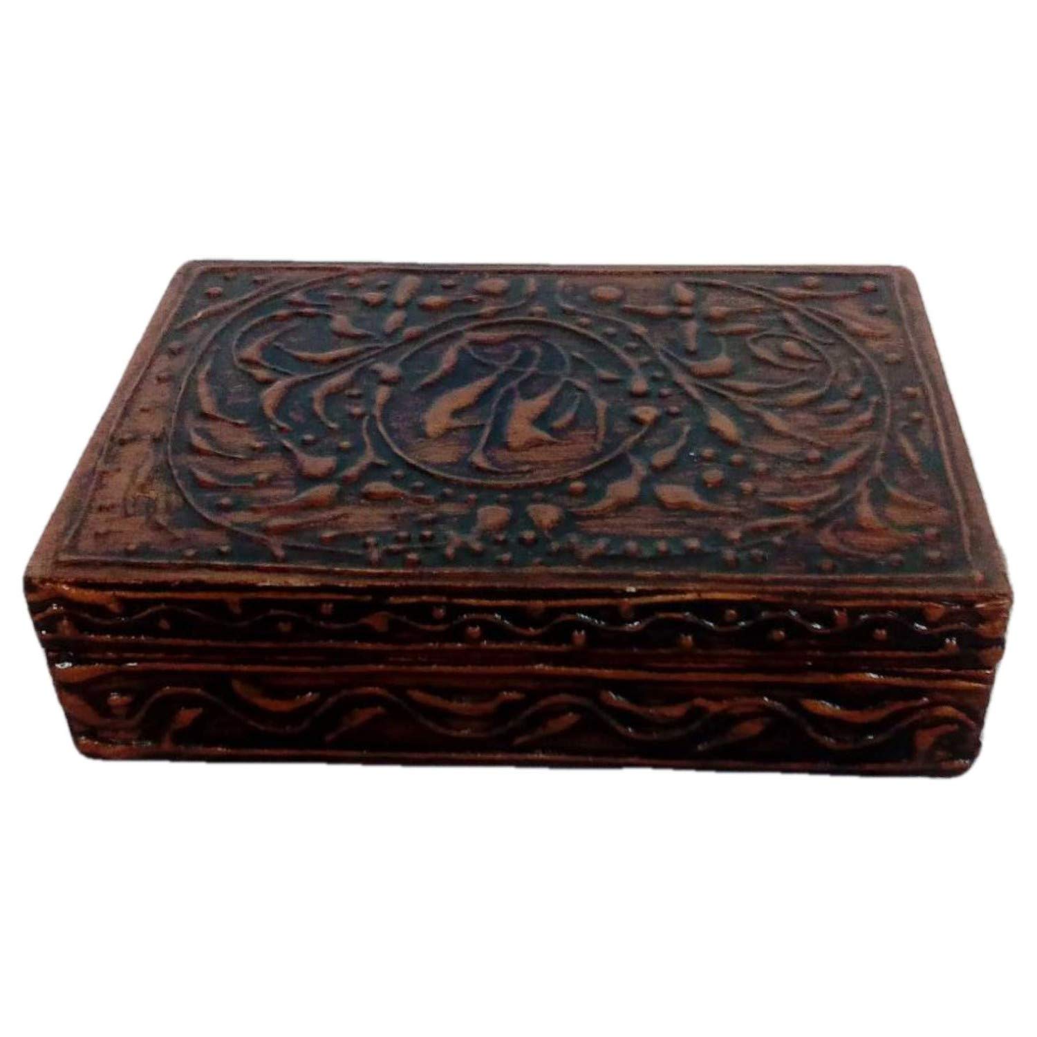 Handmade Jewelry Organizer Box - Premium Wooden Jewelry Storage Case for Women - Award-Winning Indian Artisan Crafted - Perfect for Travel, Home Decor & Gift Giving