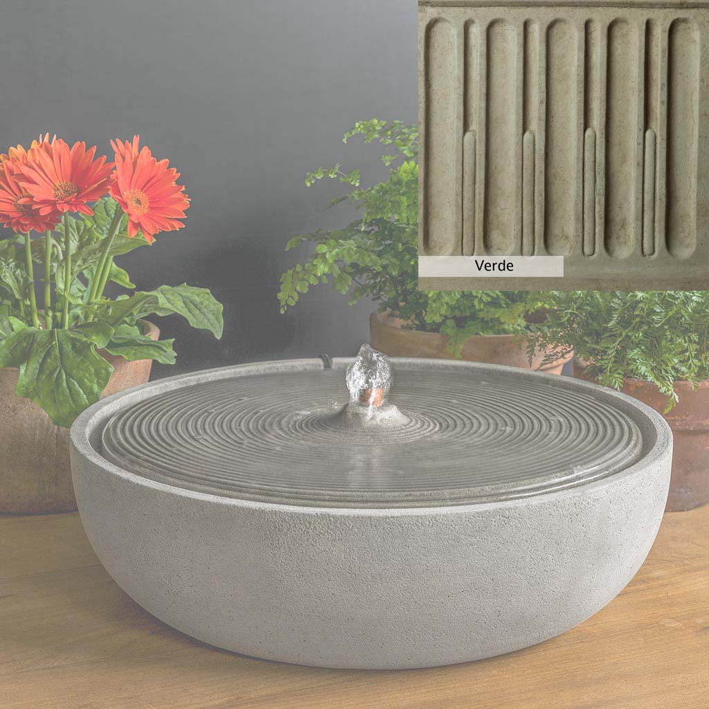 Campania International Ripple Large Outdoor Water Fountain - Classic Garden Decor for Patio, Yard, and Landscape Design | Perfect for Backyard, Poolside, and Outdoor Living Spaces
