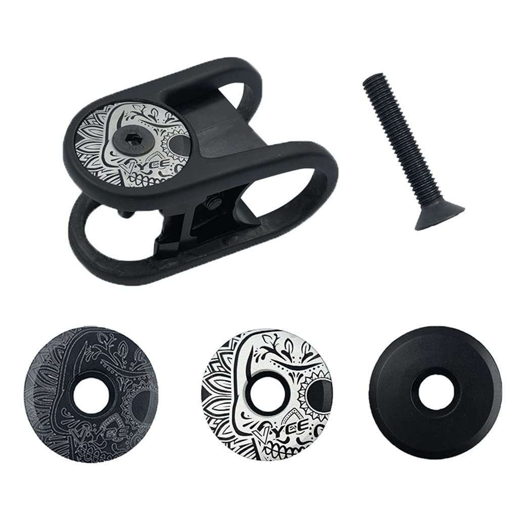 Premium Bike Front Fork Stem Top Cap - 28.6mm (1-1/8inch) Bicycle Headset Cap with Screw - Durable Road Bike Top Tube Cap for Enhanced Riding Performance - Perfect for Cycling Enthusiasts & Commuters