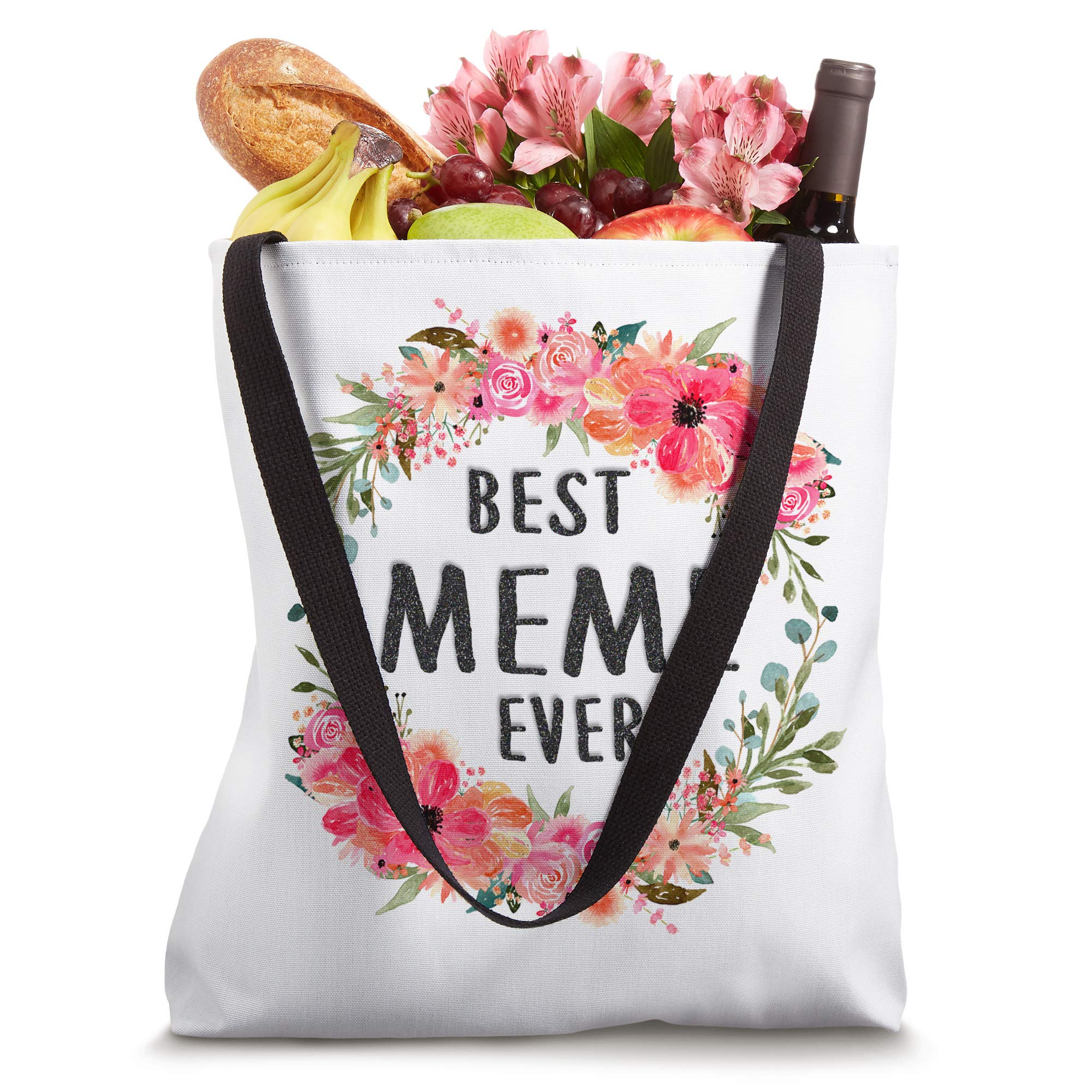 Best Meme Ever Tote Bags - Funny Canvas Shopping Bags for Women, Family, Mom & Grandma - Perfect Gift for Birthdays, Mother's Day & Daily Use