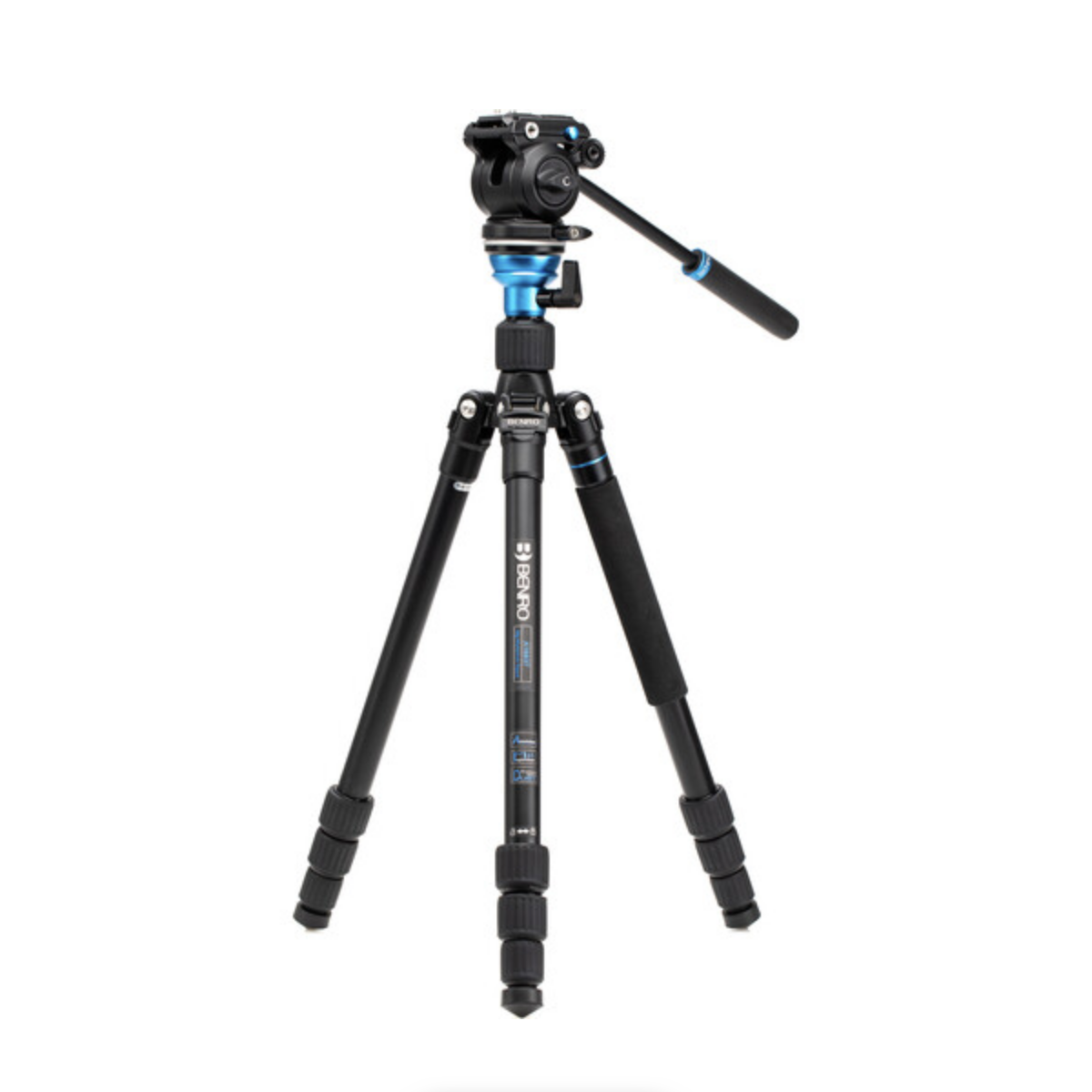 Benro Aero 2 PRO Aluminum Travel Video Tripod with Twist Locks - Lightweight Compact Tripod for DSLR Cameras | Perfect for Travel, Vlogging & Outdoor Photography