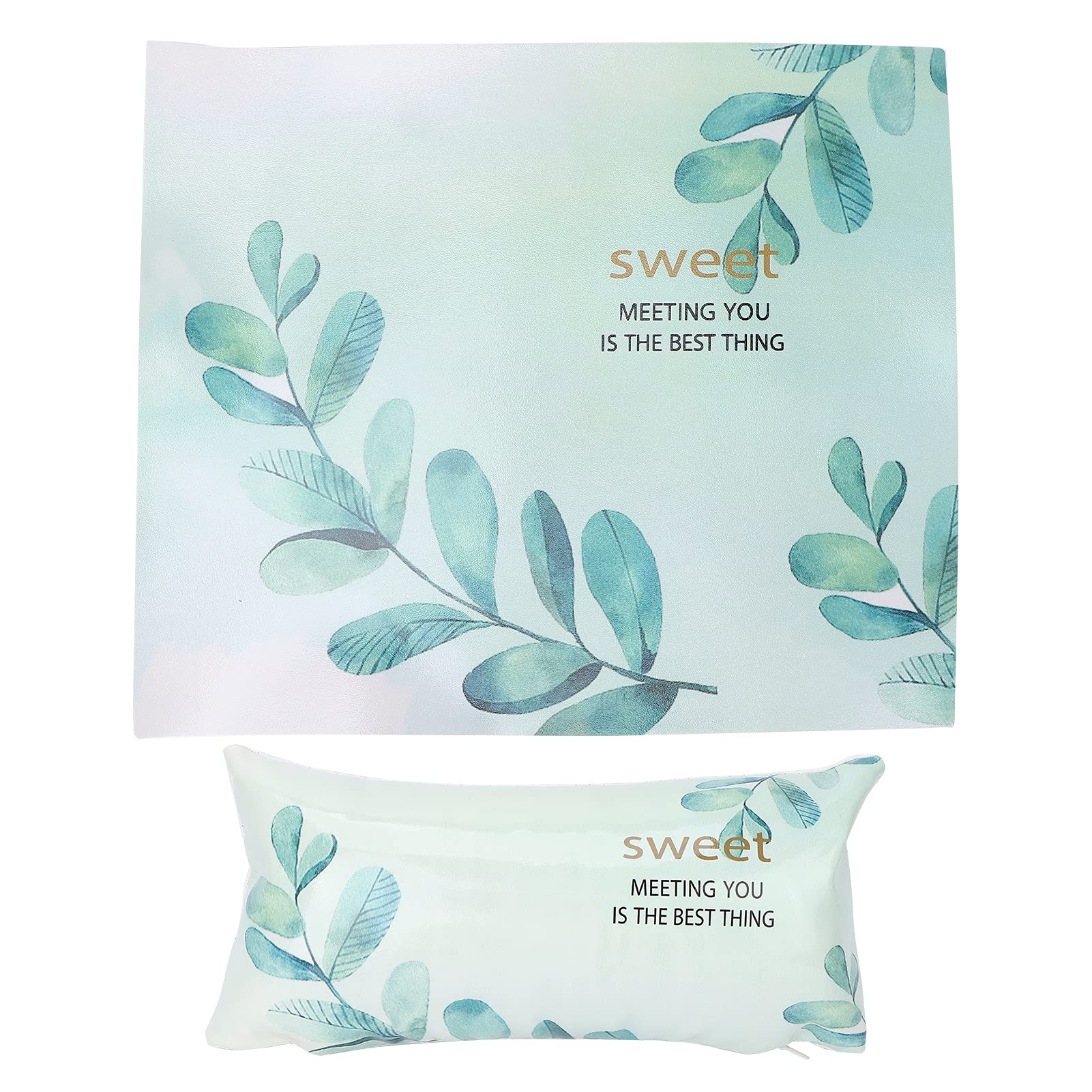 PU Leather Nail Art Hand Pillow - Detachable & Comfortable for Salon & Home Use