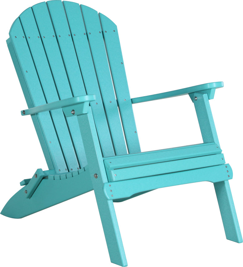 Premium Folding Adirondack Chair - Outdoor Patio Furniture, Lightweight & Weather-Resistant for Backyard, Garden, Poolside Relaxation