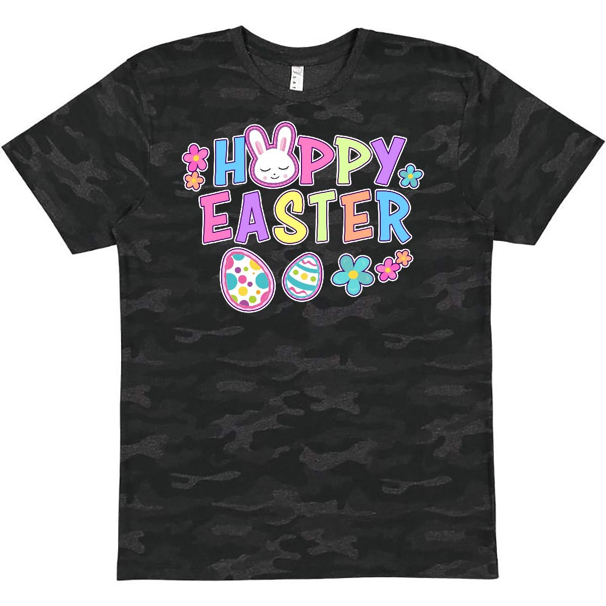 Happy Easter Bunny Face T-Shirt - Fun Easter Egg Design for Kids