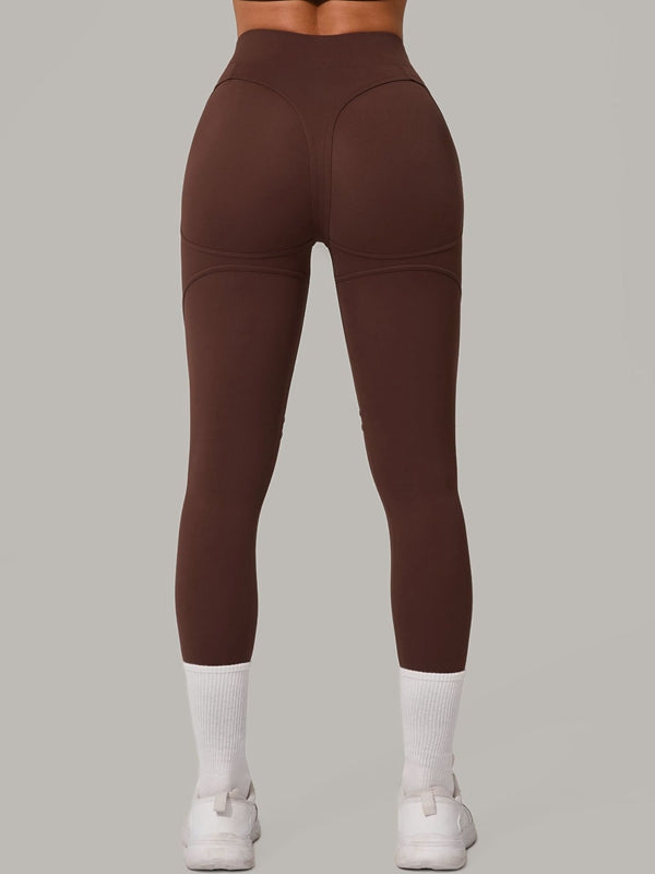 ZASUWA Women's Sexy Push Up High Waist Yoga Leggings - Tummy Control Workout Pants for Gym, Running & Daily Wear