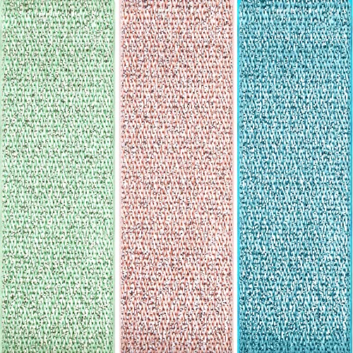 Blue, Mint Green, Pink