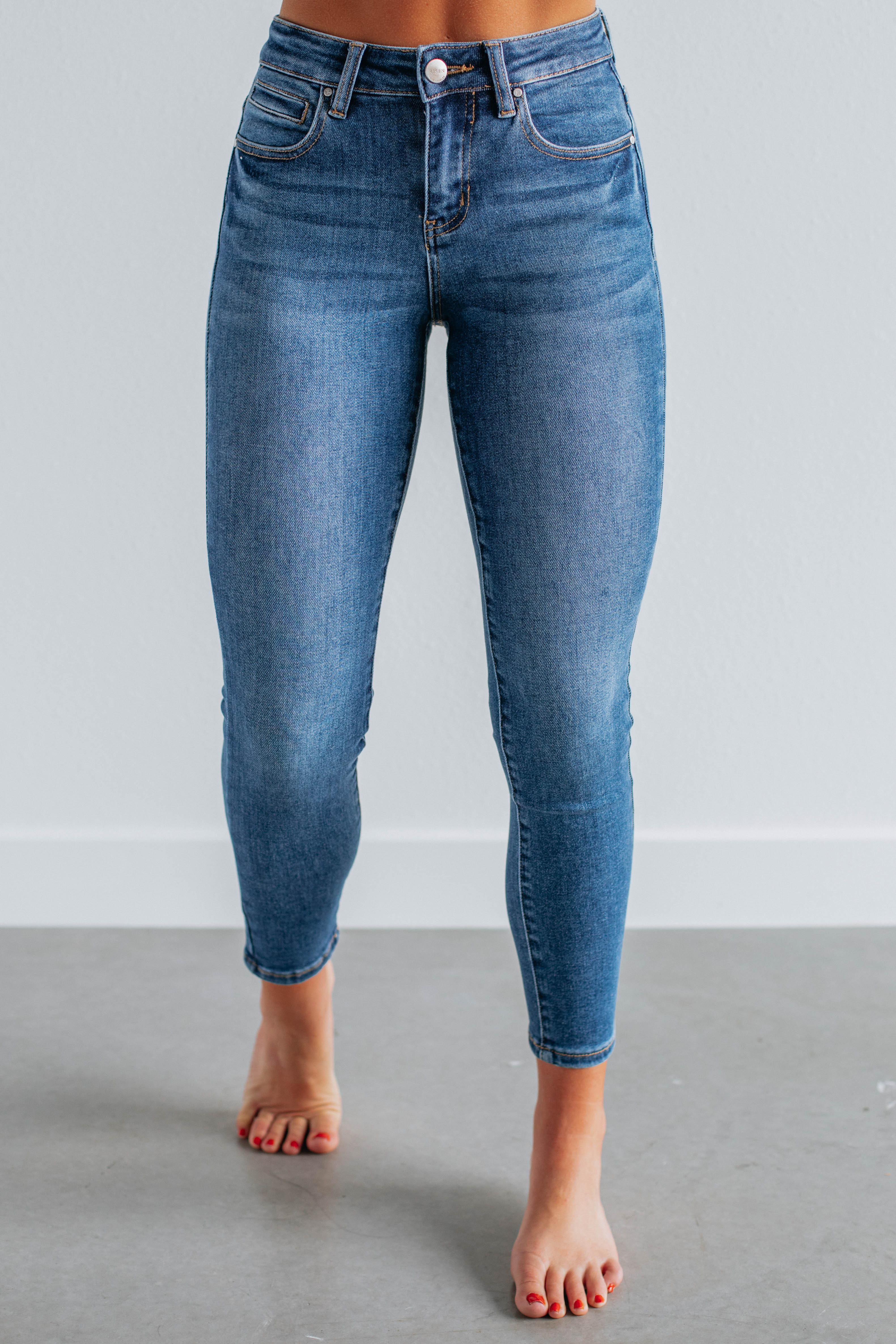 Mielle Risen Jeans for Women - Dark Wash High Waist Skinny Jeans | Stretch Denim Pants for Casual & Work Outfits | Perfect for Office, Date Night & Everyday Wear