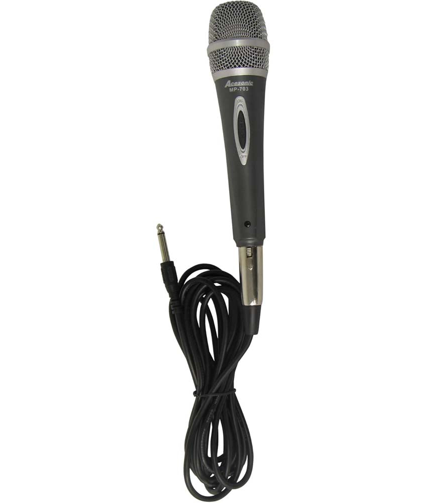 Acesonic MP 703 Hyper Cardioid Wired Microphone for Professional Vocal Recording - Perfect for Podcasting, Live Streaming & Studio Sessions