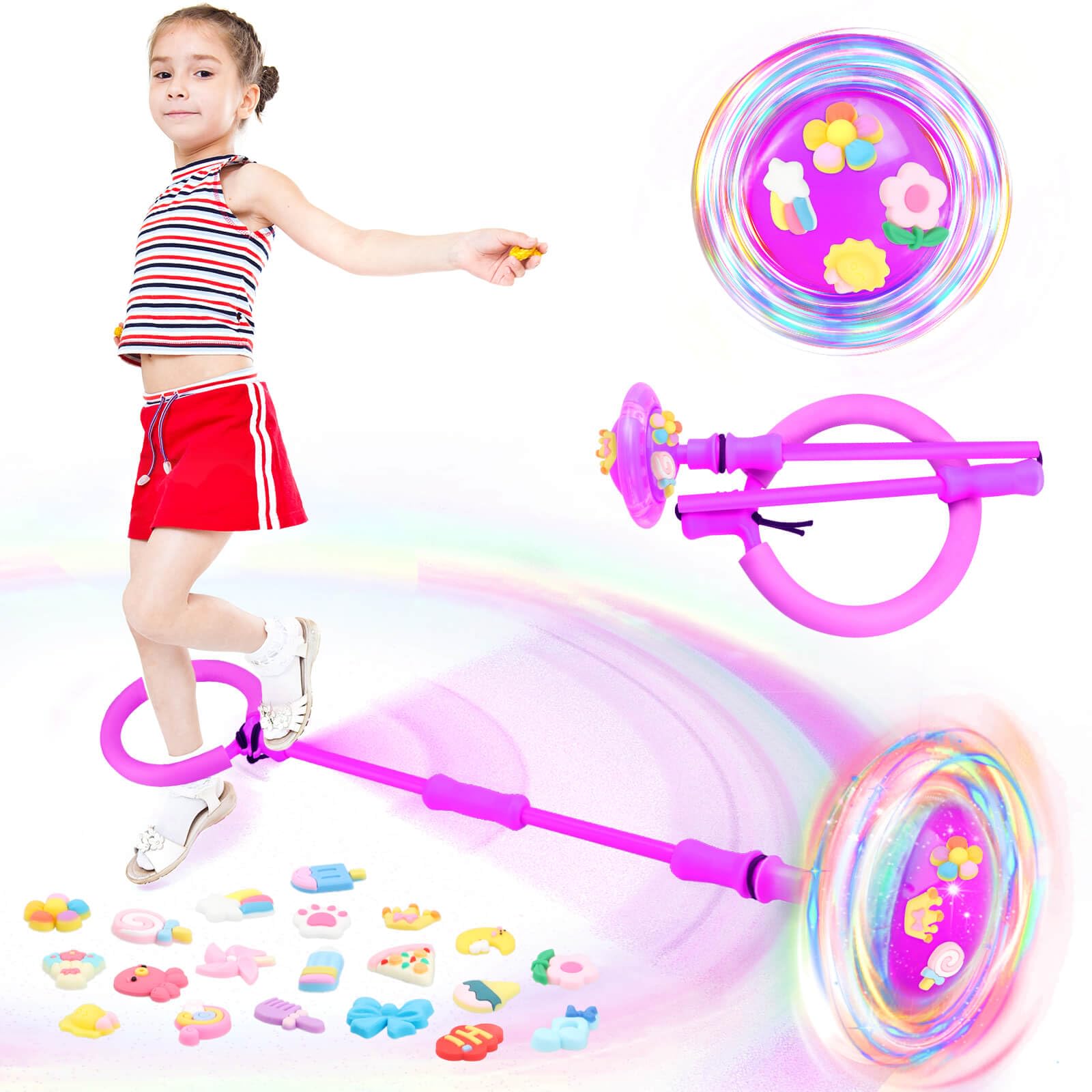 Skip It Ankle Ball Game for Kids Ages 4-12 | Fun Outdoor Toys for Girls & Boys | Perfect Birthday Gift for 6-10 Year Olds | Active Play & Backyard Fun