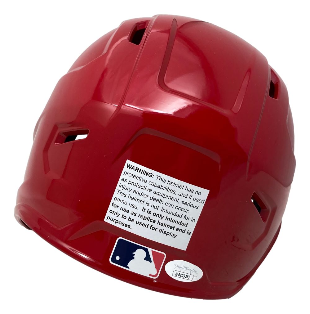 Brandon Marsh Autographed Philadelphia Phillies FS Replica Batting Helmet with JSA COA - Perfect for Baseball Memorabilia Collectors & Phillies Fans Display
