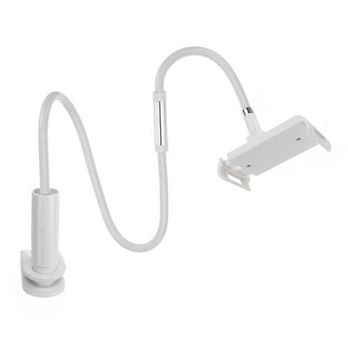 BUBM 1M Flexible Long Arm Metal Clip Holder Stand for 8-10.1 Inch Tablets - Adjustable Lazy Bracket for Bed, Sofa & Office Use