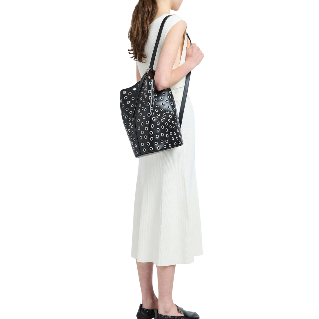 Stylish Eyelet Brant Bag for Women - Trendy Crossbody Purse with Metal Accents | Perfect for Work, Travel & Everyday Use