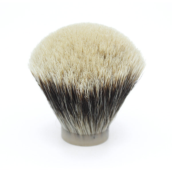 28mm Gelousy SHD Premium Badger Hair Shaving Brush Knot (2-Band, A1 Grade) - Perfect for Wet Shaving & Beard Grooming at Home or Barber Shop
