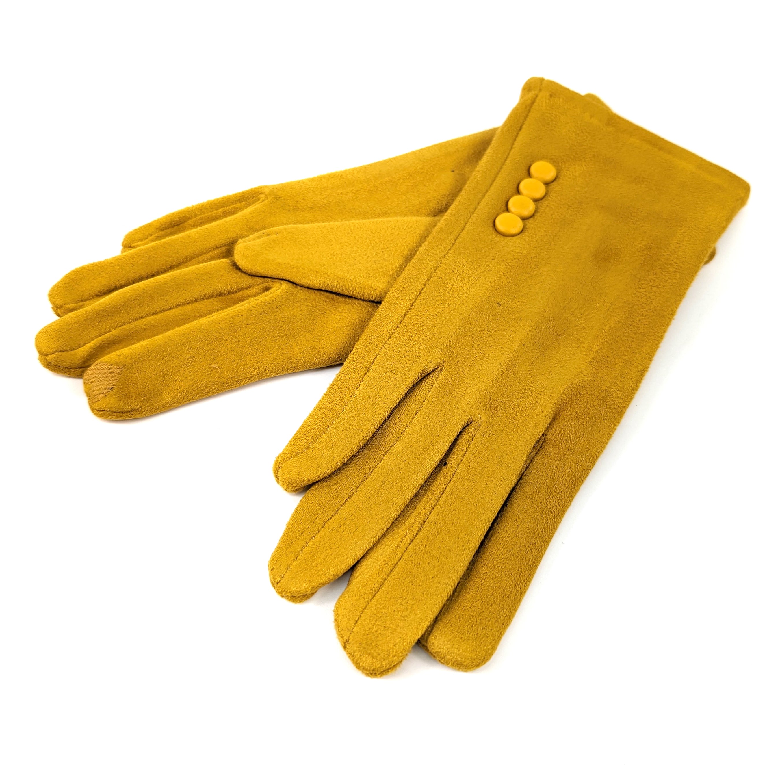 Bright Color Mustard Gloves - Warm Winter Gloves for Women & Men, Outdoor Activities, Snow Sports, and Daily Use