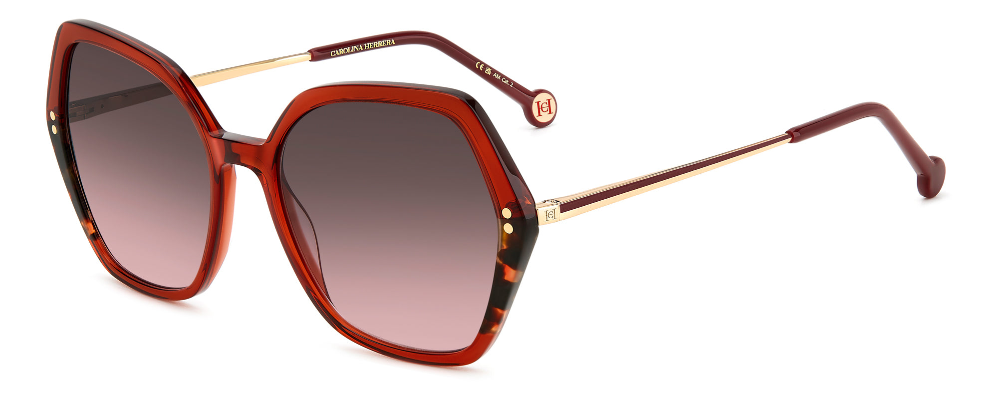 Carolina Herrera HER 0185/S Sunglasses - Luxury Designer Shades for Women, UV Protection & Fashion Statement - Perfect for Beach, Driving & Outdoor Activities