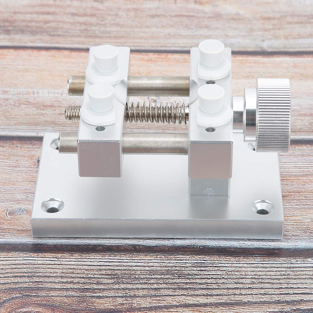 Professional Watch Vise Tool - Adjustable Metal Watch Case Holder with Opener, Press Closer & Strap Remover - Perfect for Watch Repair, Movement Maintenance & Watchmaking - Ideal for Jewelers, Hobbyists & Professional Watchmakers