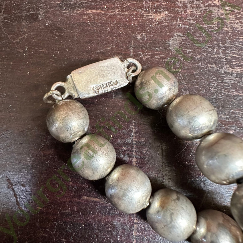 Taxco Sterling Silver Pearls Necklace - 28 Inch Elegant Pearl Jewelry for Women | Perfect for Weddings, Parties & Special Occasions
