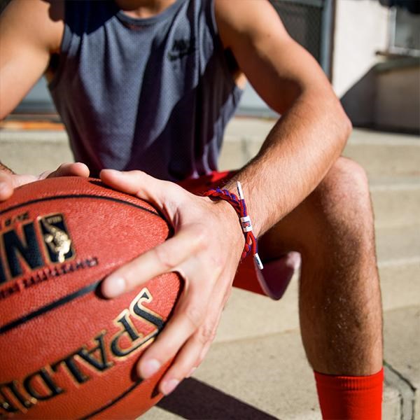 Rastaclat Los Angeles Clippers Wristband - Adjustable Braided Bracelet for Men & Women - Perfect for Basketball Fans, Sports Events, and Casual Wear