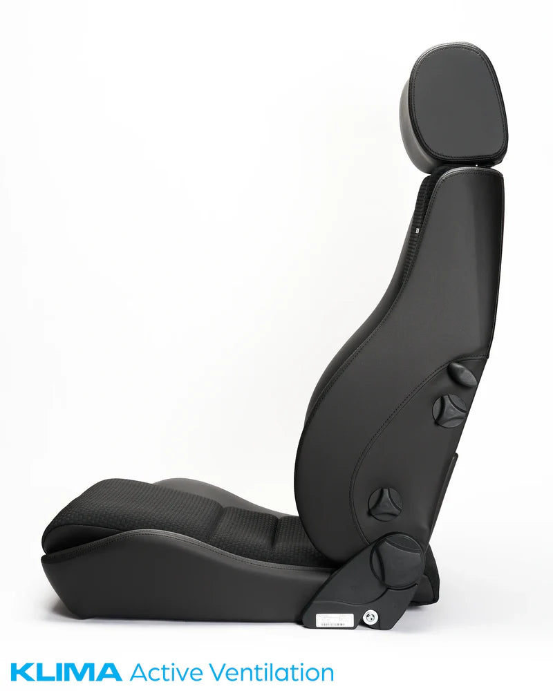 Scheel Mann Vario F XXL Climate Active Ventilation Seat - Premium Motorcycle Comfort for Long Rides & Hot Weather
