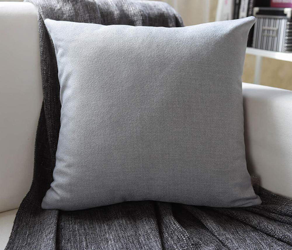 QWE Washable Solid Color Pillow - Versatile Lumbar Support for Sofa, Office, Bed & Car (45x45cm) | Perfect for Back Pain Relief & Comfortable Sleep