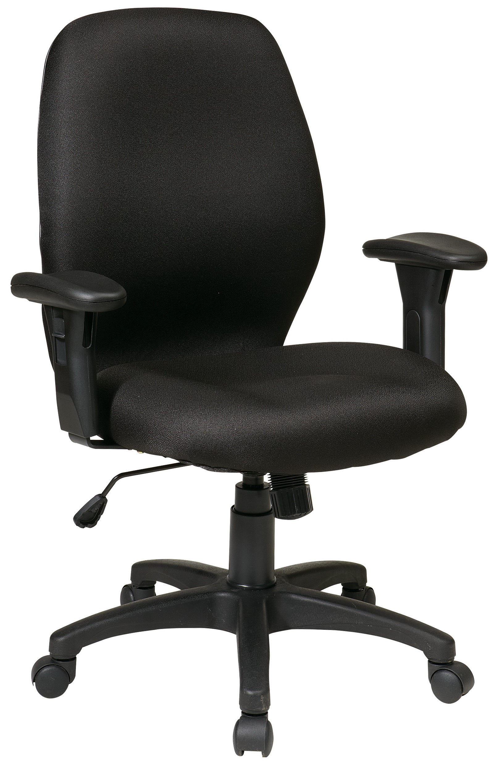 Office Star Work Smart™ Icon Black Synchro Chair [50321 231] - Ergonomic Office Chair for Home & Business - Perfect for Long Work Hours & Gaming Sessions