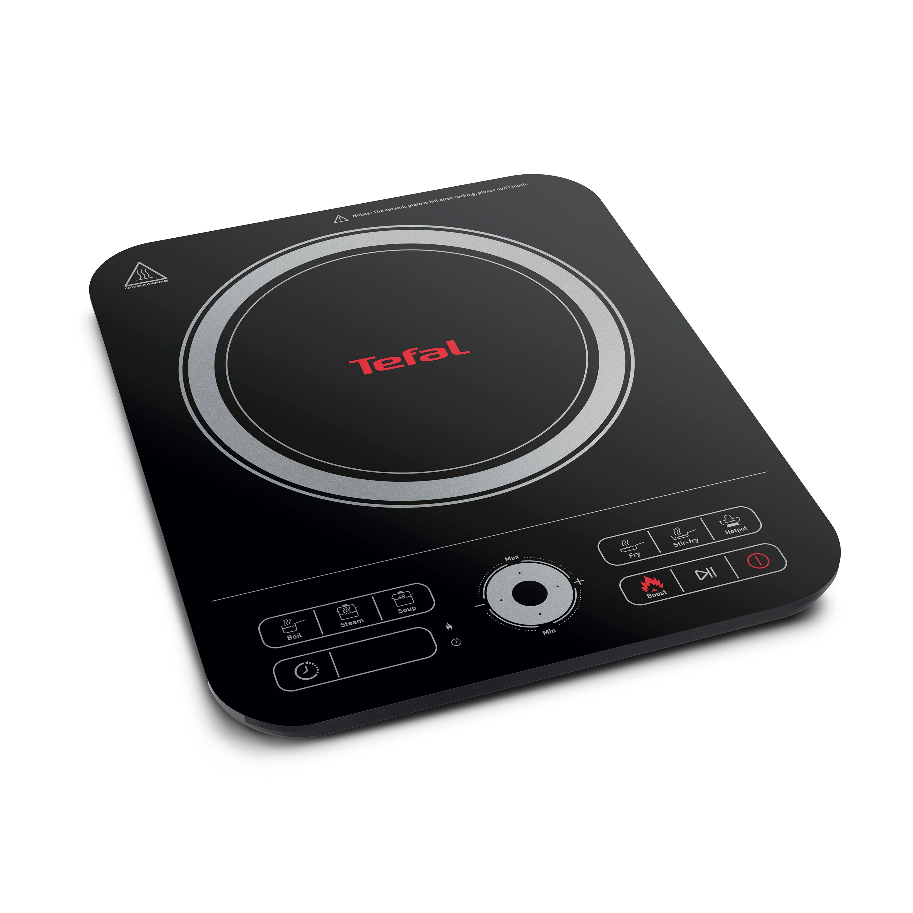 Tefal Express IH7208 Induction Cooktop - Fast Heating, Energy Efficient, 4 Burners - Perfect for Home Kitchen & Professional Cooking