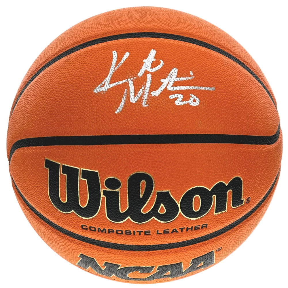 Kate Martin Signed Wilson Basketball - Las Vegas Aces & Iowa Hawkeyes Autograph with COA - Perfect for Sports Memorabilia Collectors and Fans