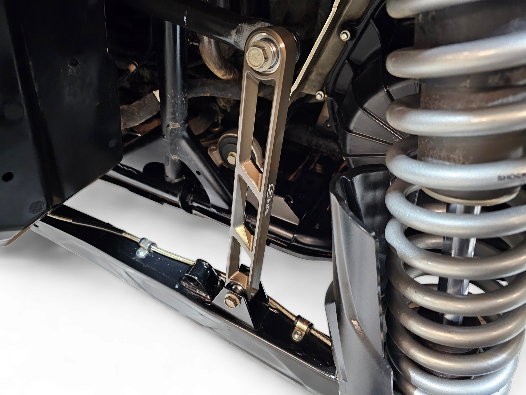 2020-2024 Polaris RZR Pro XP Rear Sway Bar Link - Gun Metal Finish - Heavy Duty Off-Road Suspension Upgrade for Dune Bashing & Trail Riding