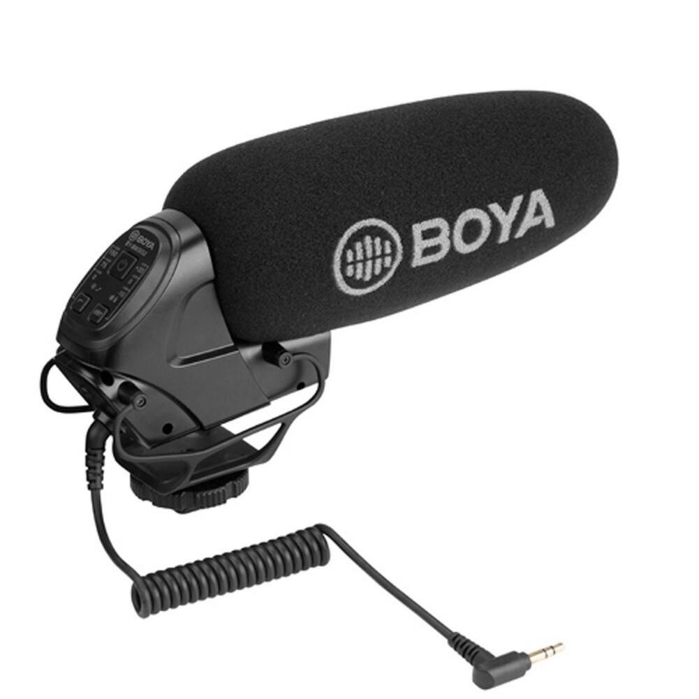 BOYA BY BM3032 Super Cardioid Shotgun Microphone for DSLR Camera - Perfect for Vlogging, YouTube Videos & Film Production