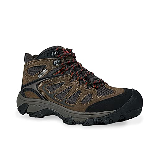 Mt. Logan II Men's Waterproof Hiking Boots - Suede Trekking Shoes for Outdoor Adventures & Mountain Climbing