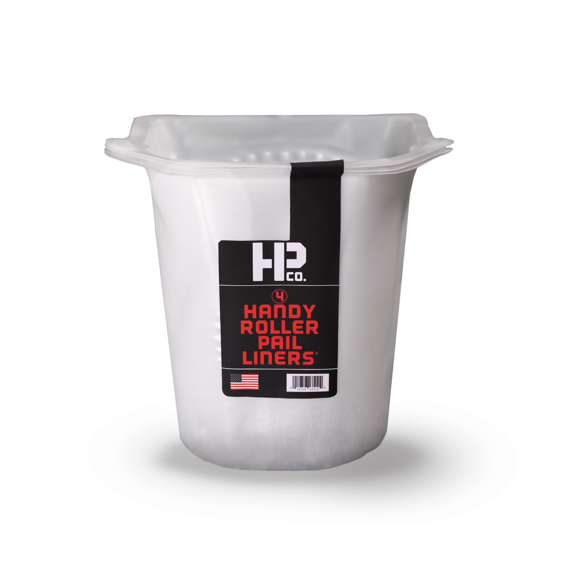 HANDy Roller Pail Liners - Bulk 50 Pack Heavy Duty Trash Bags for Painting, Cleaning & DIY Projects | Leakproof & Durable Bucket Liners for Home, Workshop & Construction Use