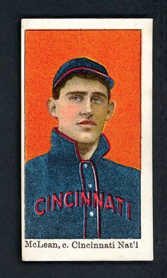 Vintage 1909 E92 Dockman Larry McLean Reds EX 390733 Baseball Card - Rare Kit Young Collection | Perfect for Sports Memorabilia Collectors & Baseball History Enthusiasts