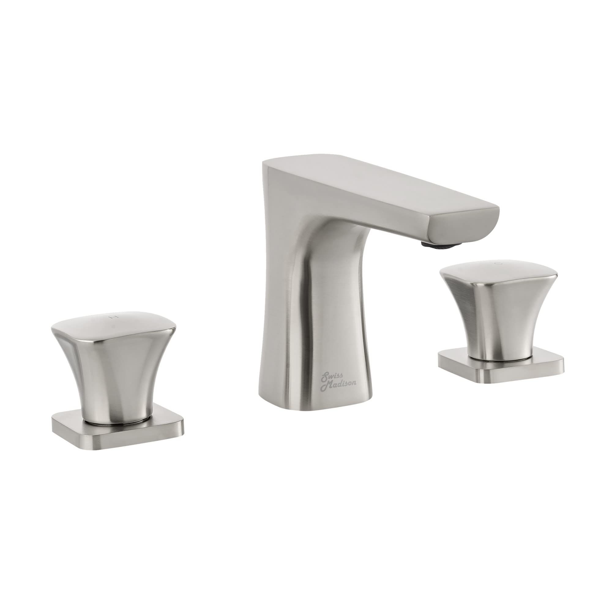 Monaco 8 Inch Widespread Bathroom Faucet - 2 Handle Oil Rubbed Bronze Finish - Perfect for Modern Bathroom Vanities and Powder Rooms