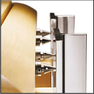 Finite Elemente High Polished Side Pillars for Pagode Audio Racks - Premium Speaker Stands for Home Theater & Studio Setup