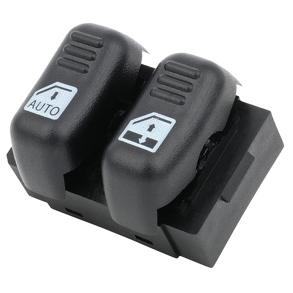 AUPCS Power Window Switch Connector Front Left Replacement for Chevy Camaro 1997-2002 (Part #10402842) - Master Control Window Switch - Easy DIY Installation for Car Window Repair & Maintenance