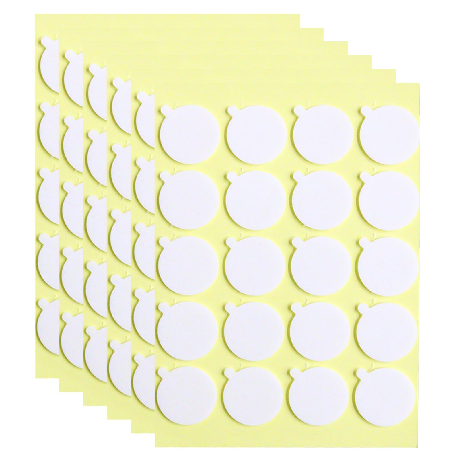 Aubeco 120PCS Candle Wicks for Candle Making - Premium Heat Resistant Double-Sided Wick Stickers with Little Tail - DIY Candle Supplies for Home Decor, Gifts & Aromatherapy