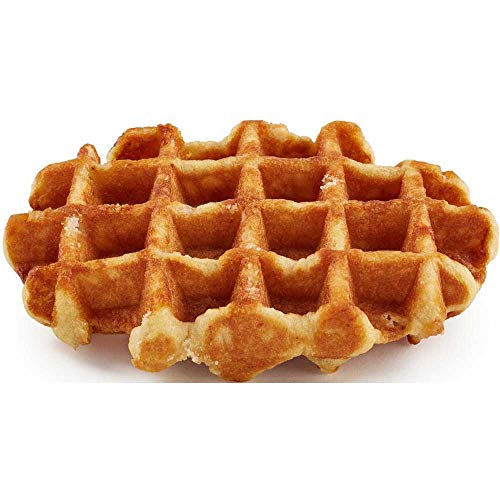 Avieta Pearl Sugar Waffles - 3.17oz (40 Count) - Authentic Belgian Liege Waffles - Perfect for Breakfast, Snacks & Coffee Time