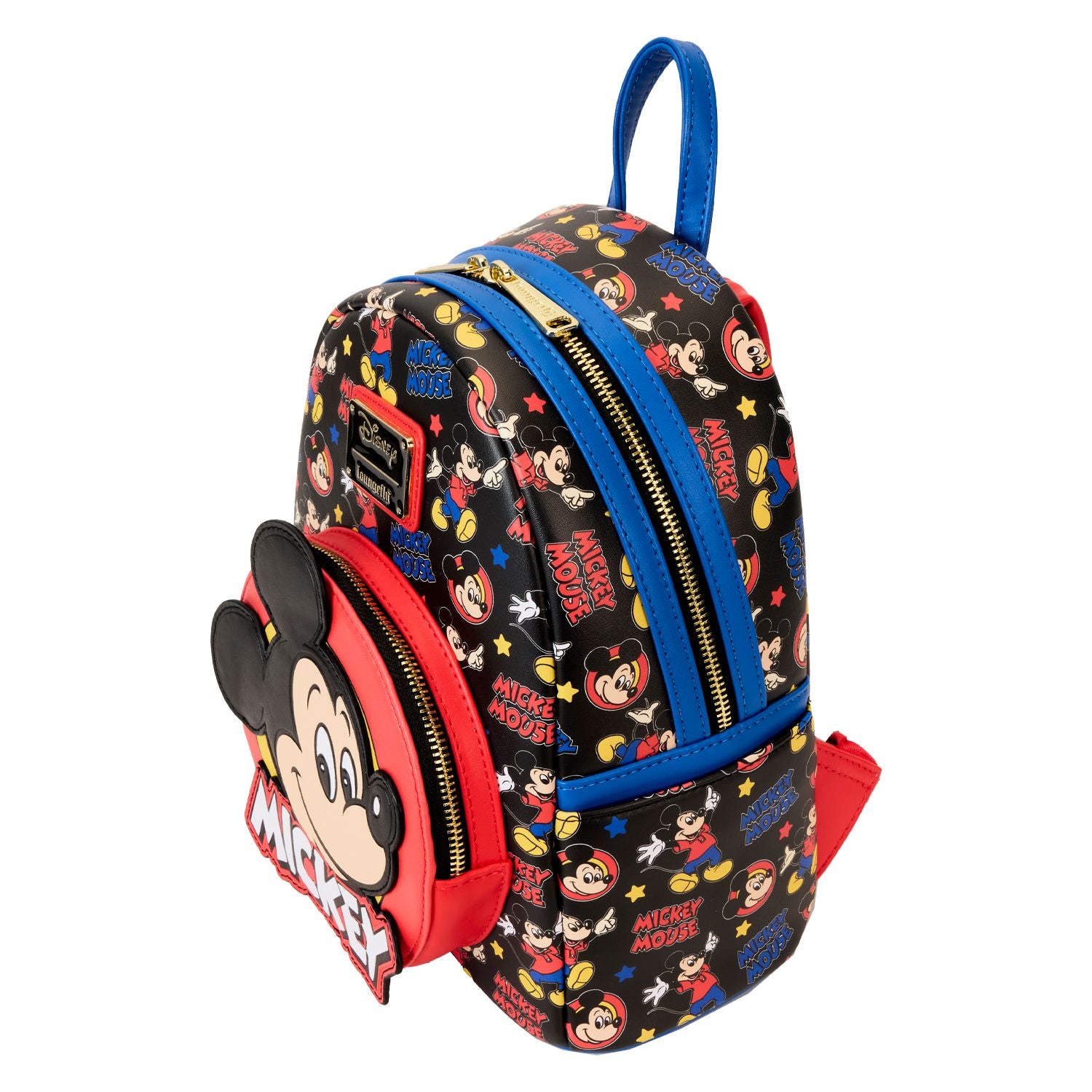 Disney Mickey and Friends Classic Mini Backpack by Loungefly - Cute & Stylish for Theme Parks, Travel, and Everyday Use