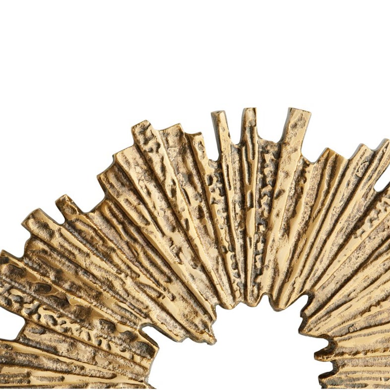 Cyan Design 11300 Abra Wall Decor - Antique Brass Small Metal Artwork for Living Room, Bedroom & Office Decor