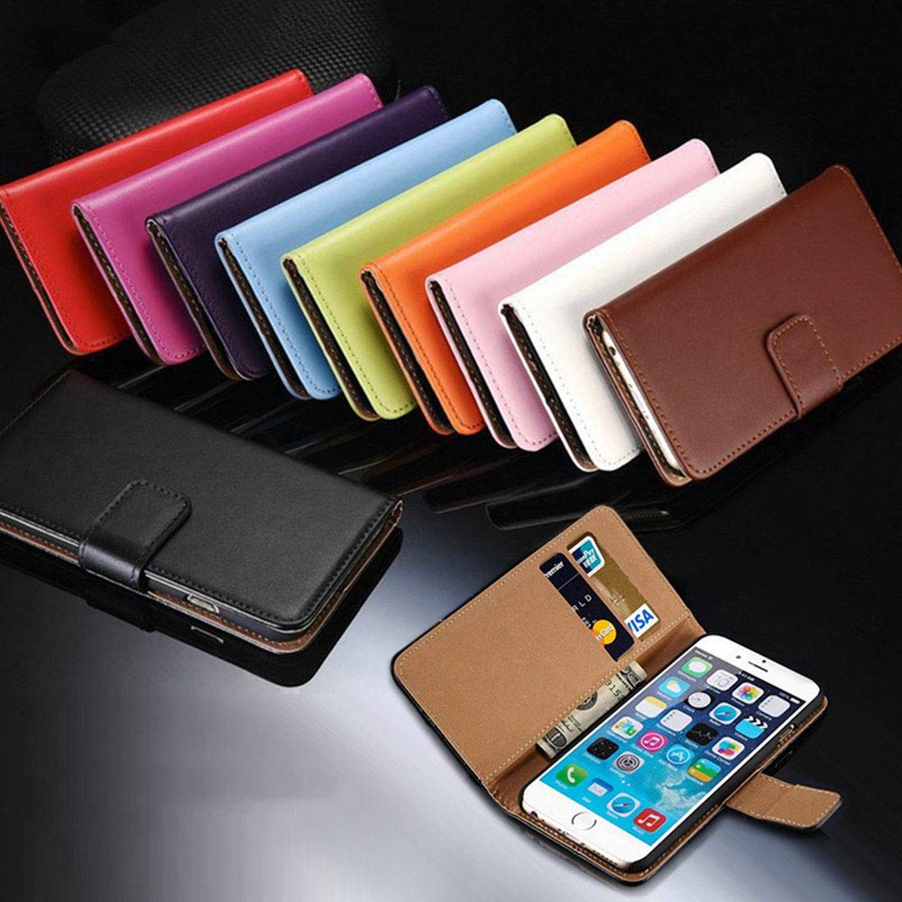 Premium PU Leather Wallet Case with Tempered Glass Screen Protector for Infinix Smart 4 - Flip Cover Shell Phone Case with Card Slots & Full Protection | Perfect for Daily Use, Travel & Business Meetings