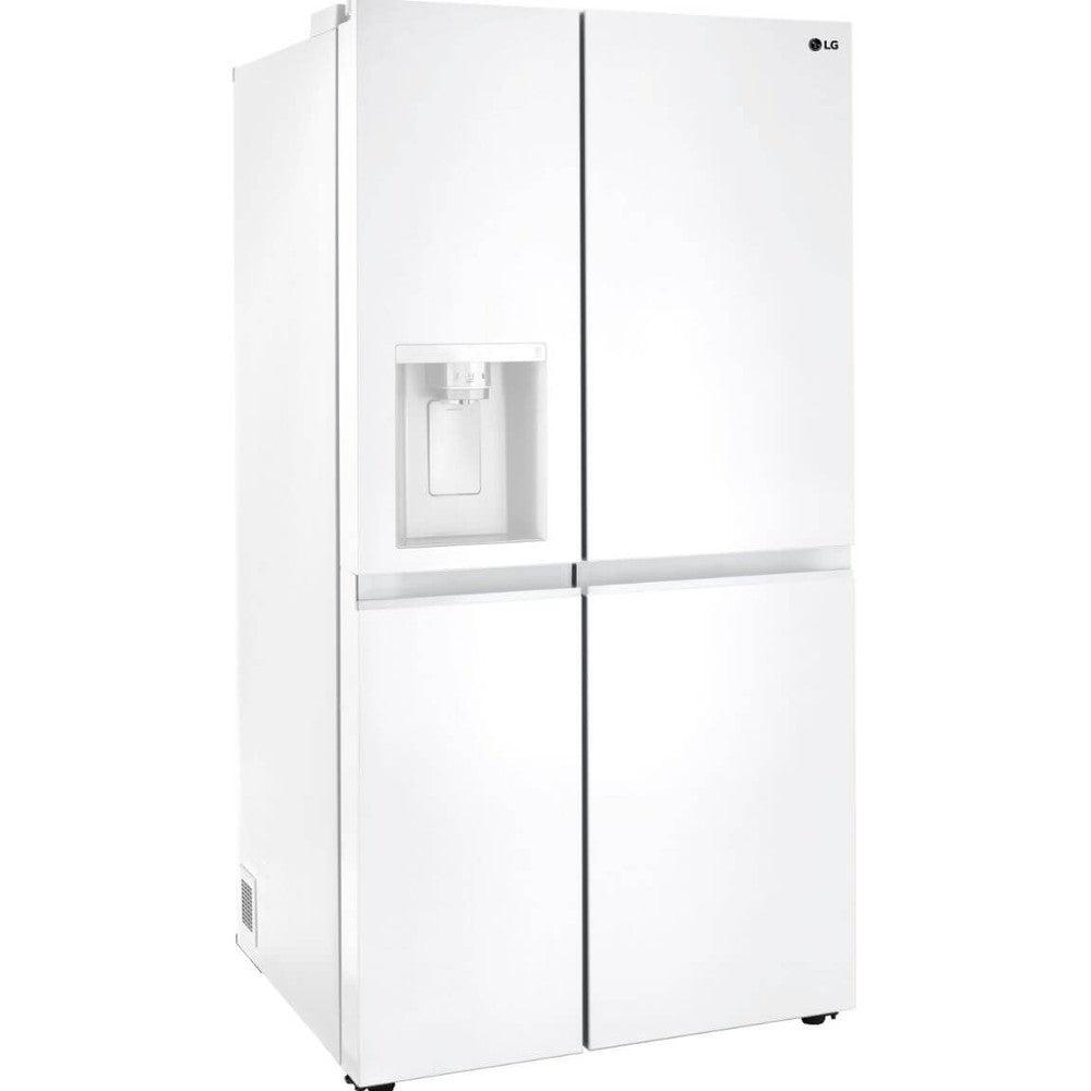 LG LRSXS2706W 27 Cu. Ft. 36-Inch Side by Side Refrigerator in Smooth White - Energy Efficient Stainless Steel Kitchen Appliance for Modern Homes & Restaurants