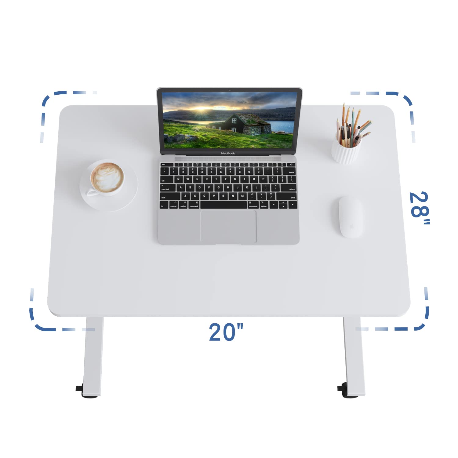 Adjustable Height Mobile Standing Desk - 28